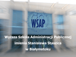 Wyższa Szkoła Administracji Publicznej w Białymstoku