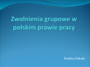 Zwolnienia grupowe w polskim prawie pracy