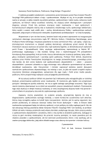List-IFiS _ Krzemiński - Instytut Filozofii i Socjologii PAN