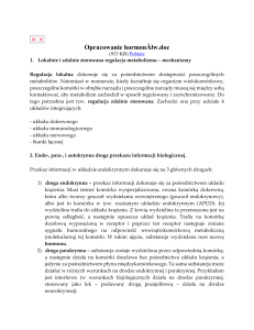 Opracowanie hormonĂłw - Biochemia - miloszlo