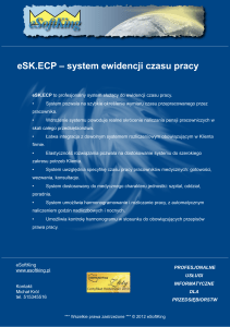 eSK.ECP – system ewidencji czasu pracy