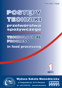 TECHNOLOGICAL PROGRESS in food processing