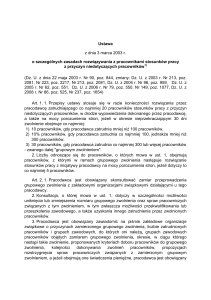 Ustawa z dnia 3 marca 2003 r. o szczególnych zasadach