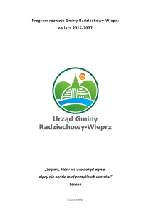 Program rozwoju Gminy Radziechowy-Wieprz na lata 2016