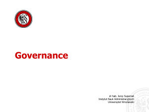 Governance i NPM