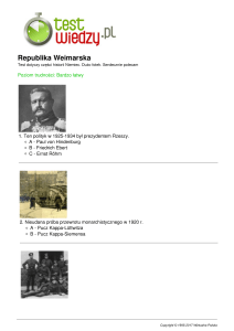 Republika Weimarska