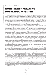 Konfiskaty majątku polskiego w Gdyni