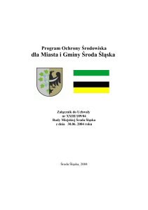 Program Ochrony Środowiska MiG Środa Śląska
