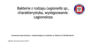 Bakterie Legionella sp. - Powiatowa Stacja Sanitarno