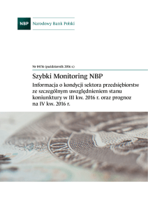 Szybki Monitoring NBP - Narodowy Bank Polski