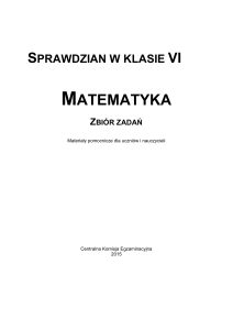 Zbiór zadań – Matematyka 2015-2016