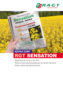 rgt sensation - RAGT Semences