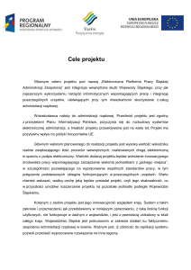pobierz plik: Cele Projektu Elektronicznej Platformy Pracy Śląskiej
