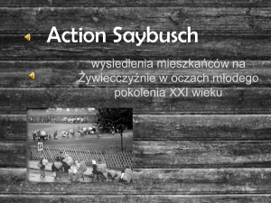 Action Saybuch - Gimnazjum w Twardorzeczce