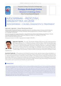 azoospermia – przyczyny, diagnostyka, leczenie