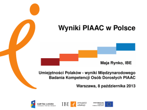 Wyniki PIAAC w Polsce