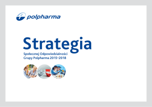 Plik PDF Strategia Społecznej Odpowiedzialności Grupy Polpharma