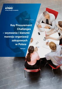 Key Procurement Challenges – wyzwania i kierunki rozwoju