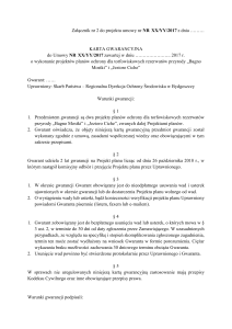 Załącznik nr 2 do umowy - regionalna dyrekcja ochrony środowiska
