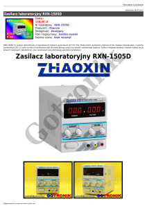 Zasilacz laboratoryjny RXN-1505D