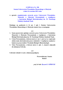 drukuj ten dokument - BIP UWM w Olsztynie