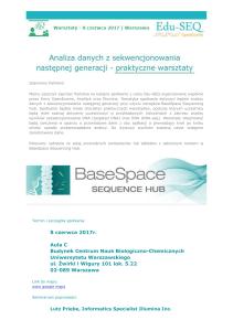 OpenExome – Praktyczne warsztaty BaseSpace