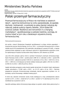 Polski przemysł farmaceutyczny
