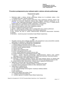 Instrukcja obiegu ofert - Biuletyn Informacji Publicznej Urzędu