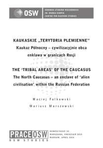 “Kaukaskie terytoria plemienne” Kaukaz Pó?nocny