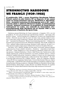 stronnictwo narodowe we francji (1939–1955)
