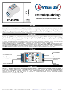 EC-133MB Instrukcja obsługi