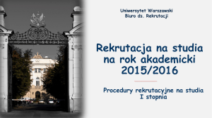 zobacz - CKNJOiEE - Uniwersytet Warszawski