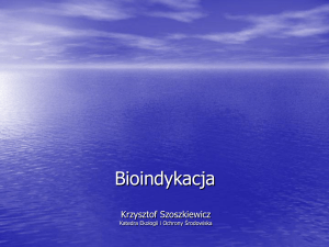 Wykład – Bioindykacja - Krzysztof Szoszkiewicz