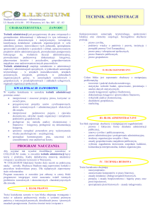 Studium Ekonomiczno - Administracyjne Ul. Stawki 4/10, 00 – 193