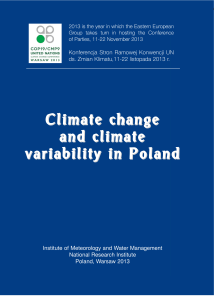 Climate change and climate variability in Poland