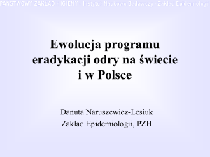 Ewolucja programu eradykacji odry na świecie iw Polsce