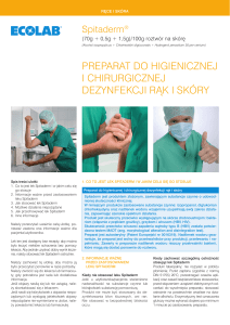 preparat do higienicznej i chirurgicznej dezynfekcji rąk i skóry