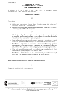 2012/093923 0 1 Kodeks etyki i procedura postępowania w