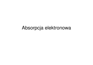 Absorpcja elektronowa