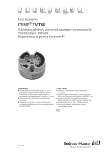 iTEMP TMT80 - Endress+Hauser Portal