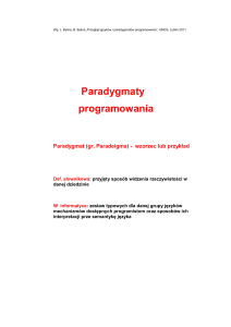 Paradygmaty programowania