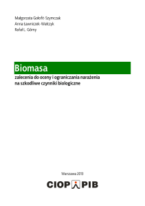 Biomasa – źródło zagrożeń biologicznych