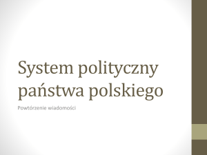 System polityczny państwa polskiego