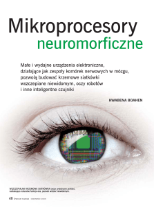 Mikroprocesory neuromorficzne - Neuro