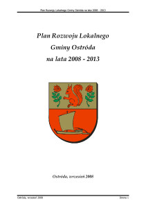 Kopia Plan Rozwoju Lokalnego - Biuletyn Informacji Publicznej