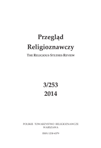 Przegląd Religioznawczy 3/253 2014