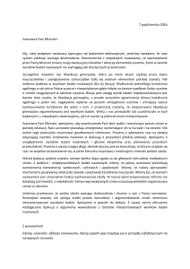 List badaczy edukacji do Min. Zalewskiej