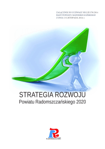 Strategia rozwoju - Powiat Radomszczański
