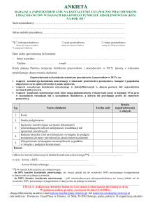 ankieta - Powiatowy Urząd Pracy w Złotoryi