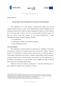 Umowa zlecenie - Uniwersytet Ekonomiczny w Krakowie